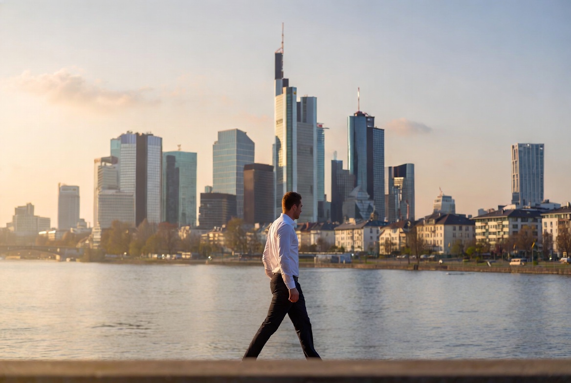 Blick über die Frankfurter Skyline